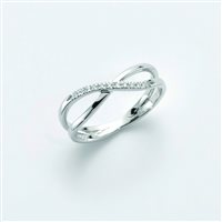 Anello Miluna Donna in Oro bianco LID3401